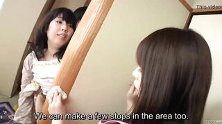 Subtitled Japanese risky sex with voluptuous m. in law