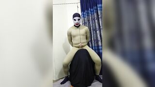 Zentai slave penis cbt rope