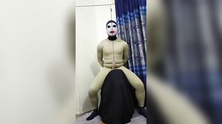 Zentai slave penis cbt rope