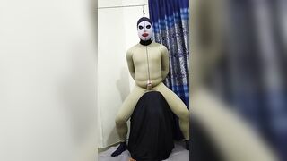 Zentai slave penis cbt rope