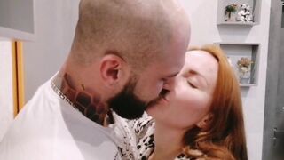 Athletic Guy Fucked Redhead Hard and Cum on her Face