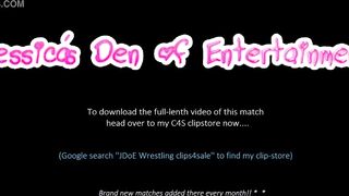 Bra and Panties Match (Strip-Wrestling Match) w, Loser gets strapped in a nappy (diaper)!! ~ Chrissy Morgan vs Jess West | (July 2021)