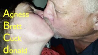 Wife blows friend Cum kiss cuck