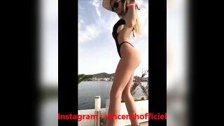 Teasing teen on Spring break (Instagram : vincenthofficiel)