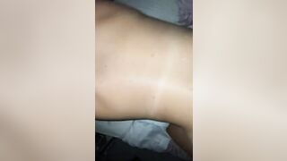 GF SAID FUCK ME LIKE a WHORE, SO HE ROCKED HER PUSSY SILLY+BLOWS HUGE LOAD OVER HER BODY+HAIR