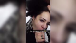 Cheating Girlfriend on Snapchat