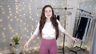 Soft Cameltoe Leggings Gym Workout Youtuber