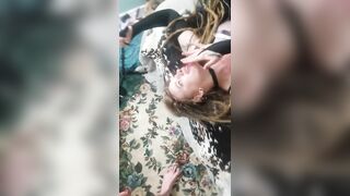 Cum Splattering my best Friend's Face