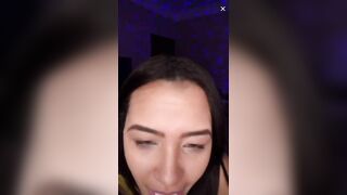 Tiktok live sexy girl Dow blouse and nipslip 6