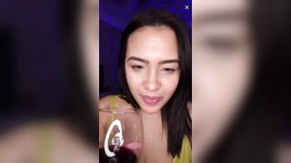 Tiktok live sexy girl Dow blouse and nipslip 6