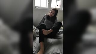 Horny Latina Foot Fetish