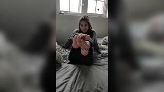 Horny Latina Foot Fetish