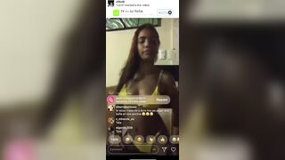 Instagram live and shows everything