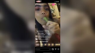 Instagram live and shows everything