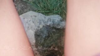 Indian Desi Girl Pissing in forest (POV Close Up)