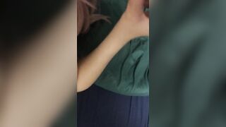 Obedient sex friends serve with a throat blow job