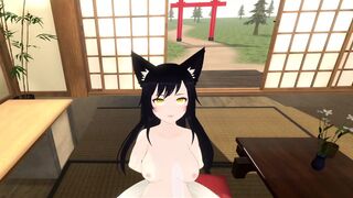 Ahri From League of Legends Gives Blowjob in Hentai VR