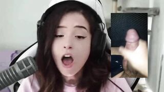 POKIMANE jerking off 3