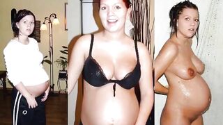 Dressed Undressed Pregnant Girls