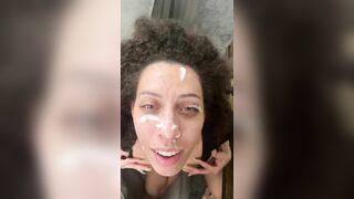 Sexy Slut Frecklemonade Can Take A Facial (Cumpilation)