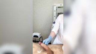 Compilation of clients unexpected ejaculations during waxing