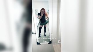 When Your Fox Tail Matches Your Hair! * SOUND ON * TikTok Girl