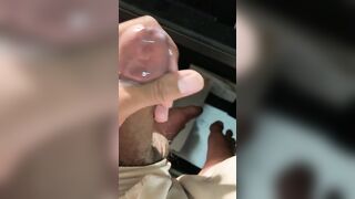 CREAMY CUM FILLED JERK OFF WITH ROCK MERCURY STROKING HUGE COCK AND BIG BALLS