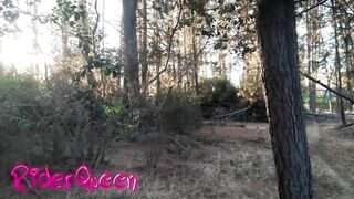 BBW Making off in the forest 5