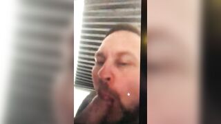 Brandon giving head and Swallowing a big load of cum