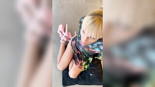 Anal, deepthroat, and facefuck from Onlyfans model in bright dress | POV | Saliva Bunny | Teaser