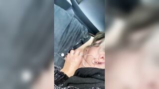 My neighbour swallows my cum in my car