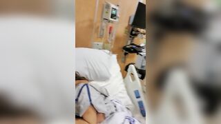 Real--quick Cum at the Hospital---- please like and Subscribe