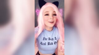 Belle Delphine Twitter, Finally Flashes Tits