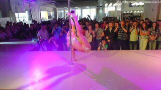 Pole Dance Professional Excited Performance Live Sex Show (Russian Underground Sex Theater)