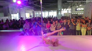 Pole Dance Professional Excited Performance Live Sex Show (Russian Underground Sex Theater)