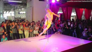 Pole Dance Professional Excited Performance Live Sex Show (Russian Underground Sex Theater)