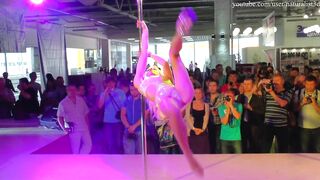 Pole Dance Professional Excited Performance Live Sex Show (Russian Underground Sex Theater)