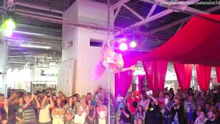 Pole Dance Professional Excited Performance Live Sex Show (Russian Underground Sex Theater)