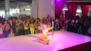 Pole Dance Professional Excited Performance Live Sex Show (Russian Underground Sex Theater)