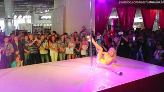 Pole Dance Professional Excited Performance Live Sex Show (Russian Underground Sex Theater)