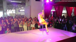 Pole Dance Professional Excited Performance Live Sex Show (Russian Underground Sex Theater)