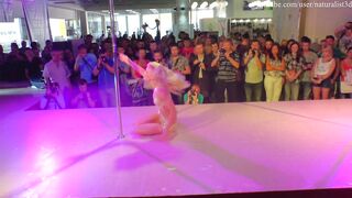 Pole Dance Professional Excited Performance Live Sex Show (Russian Underground Sex Theater)