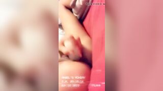 Angel Masturbates With Dildo On Snapchat