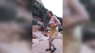 Enjoying Nature Walk and Masturbation