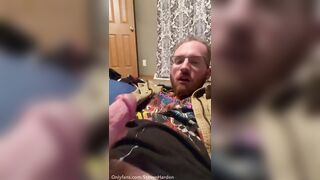 Ginger and his goey cum