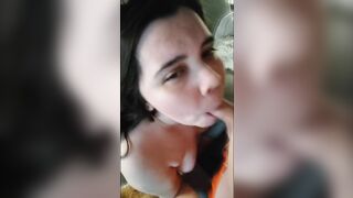 Passionate Teen College Blowjob - Latina Girl Loves Deepthroating my Dick!