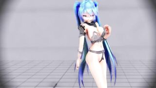 【MMD】HK Miku - Toxic full【R-18】