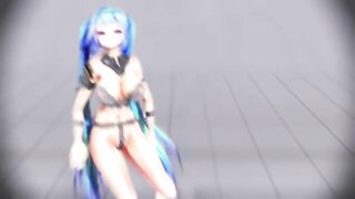 【MMD】HK Miku - Toxic full【R-18】