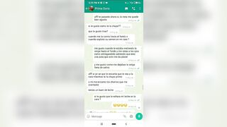 Mensajes de Whatsapp engaño a mi Novia en una Fiesta