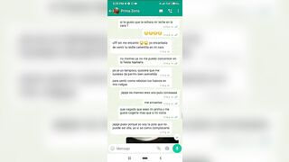 Mensajes de Whatsapp engaño a mi Novia en una Fiesta